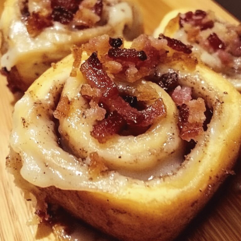 Maple Bacon Cinnamon Rolls Recipe