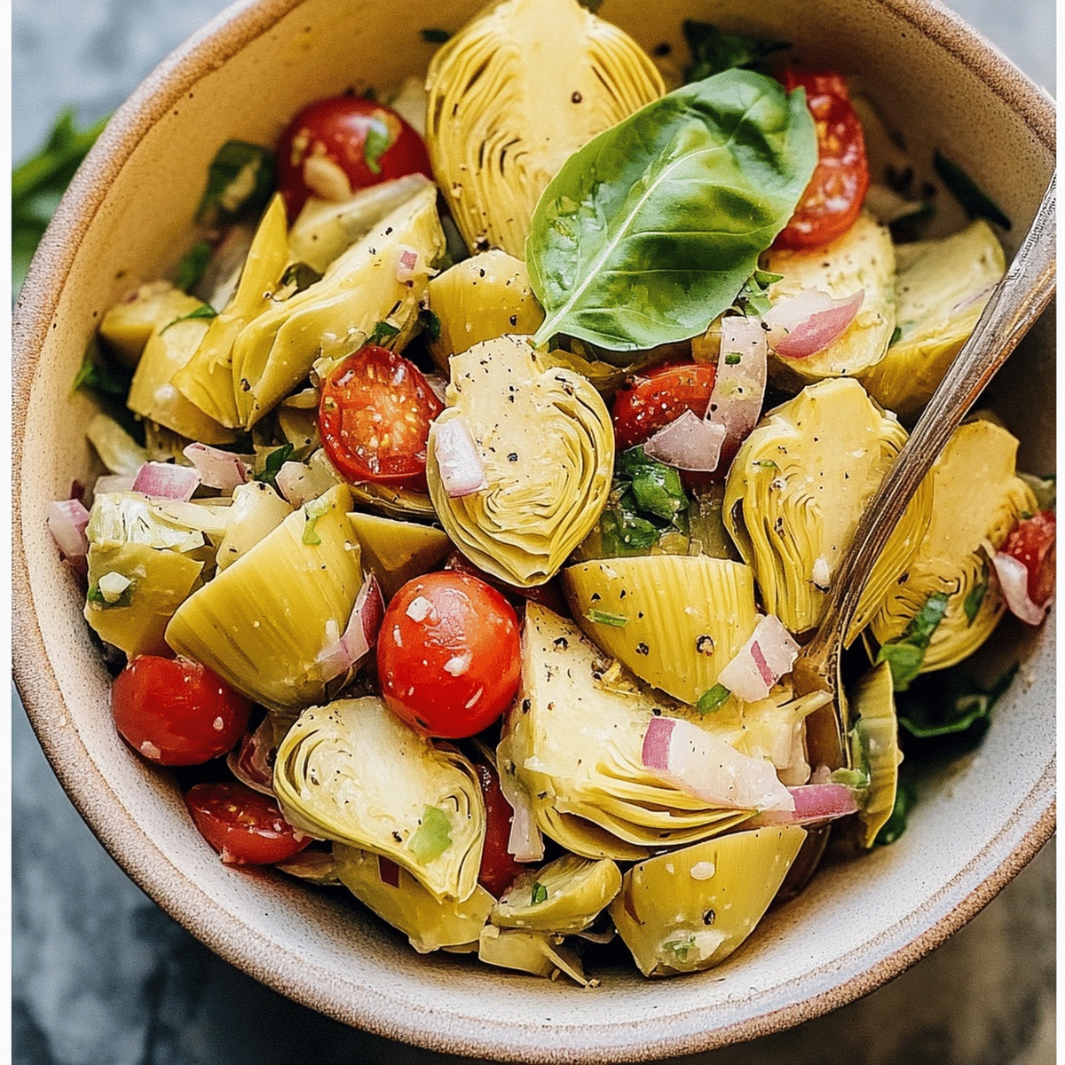 Rustic Tuscan Artichoke Salad Recipe