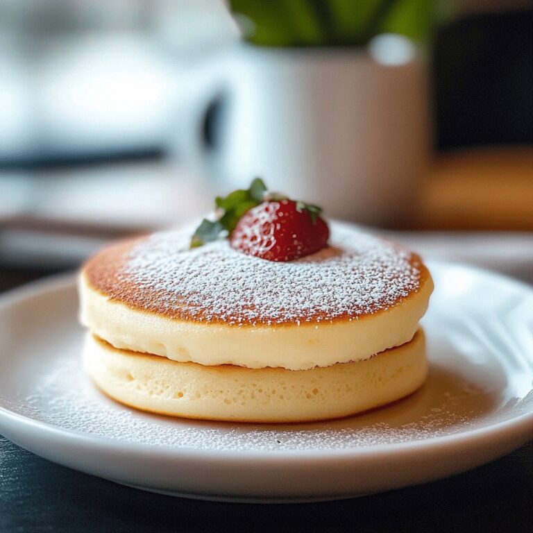 Fluffy Japanese Souffle Pancakes Recipe