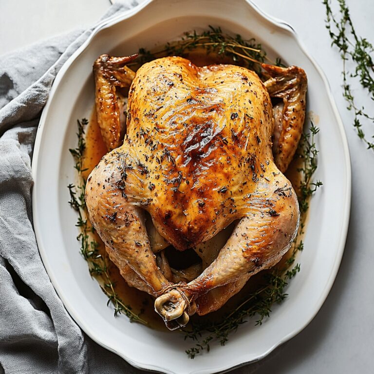 Crispy Whole Roasted Chicken Recipe