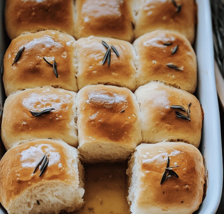 Rosemary Honey Butter Dinner Rolls Recipe