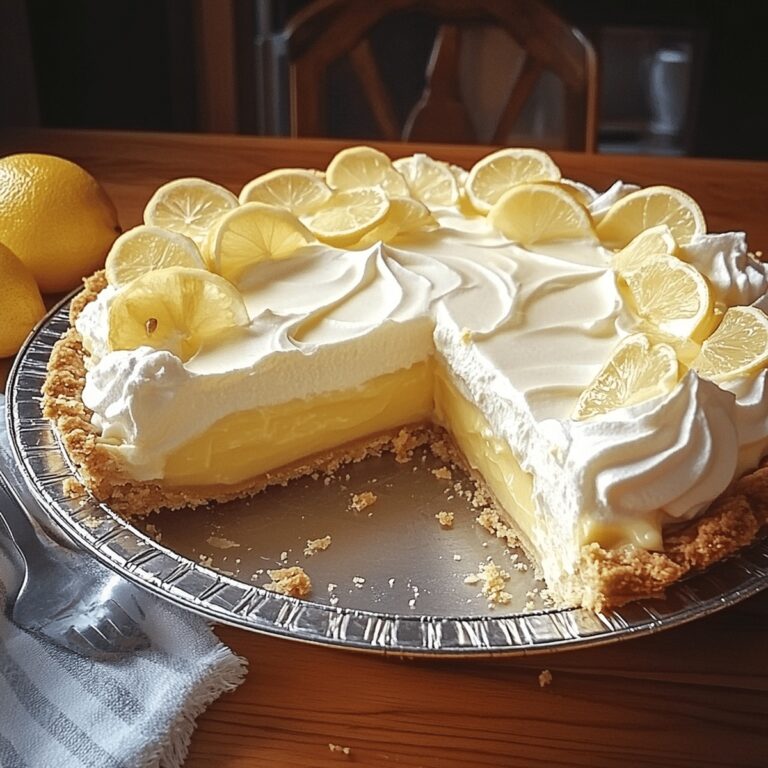 Heavenly Lemon Angel Pie Recipe