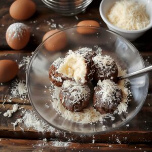 No Bake Coconut Cream Balls Recipe