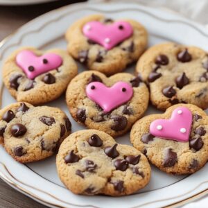 Romantic Heart-Shaped Chocolate Chip Cookies Recipe