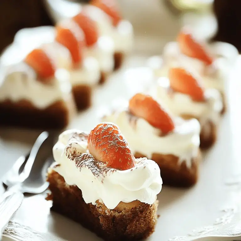 Elegant Mini Tiramisu Desserts Recipe