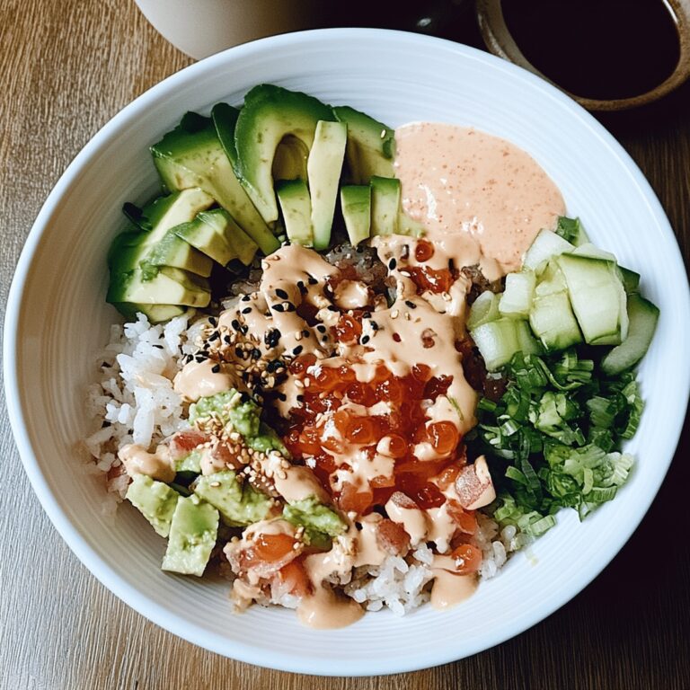 Crunch Roll Sushi Bowl Recipe