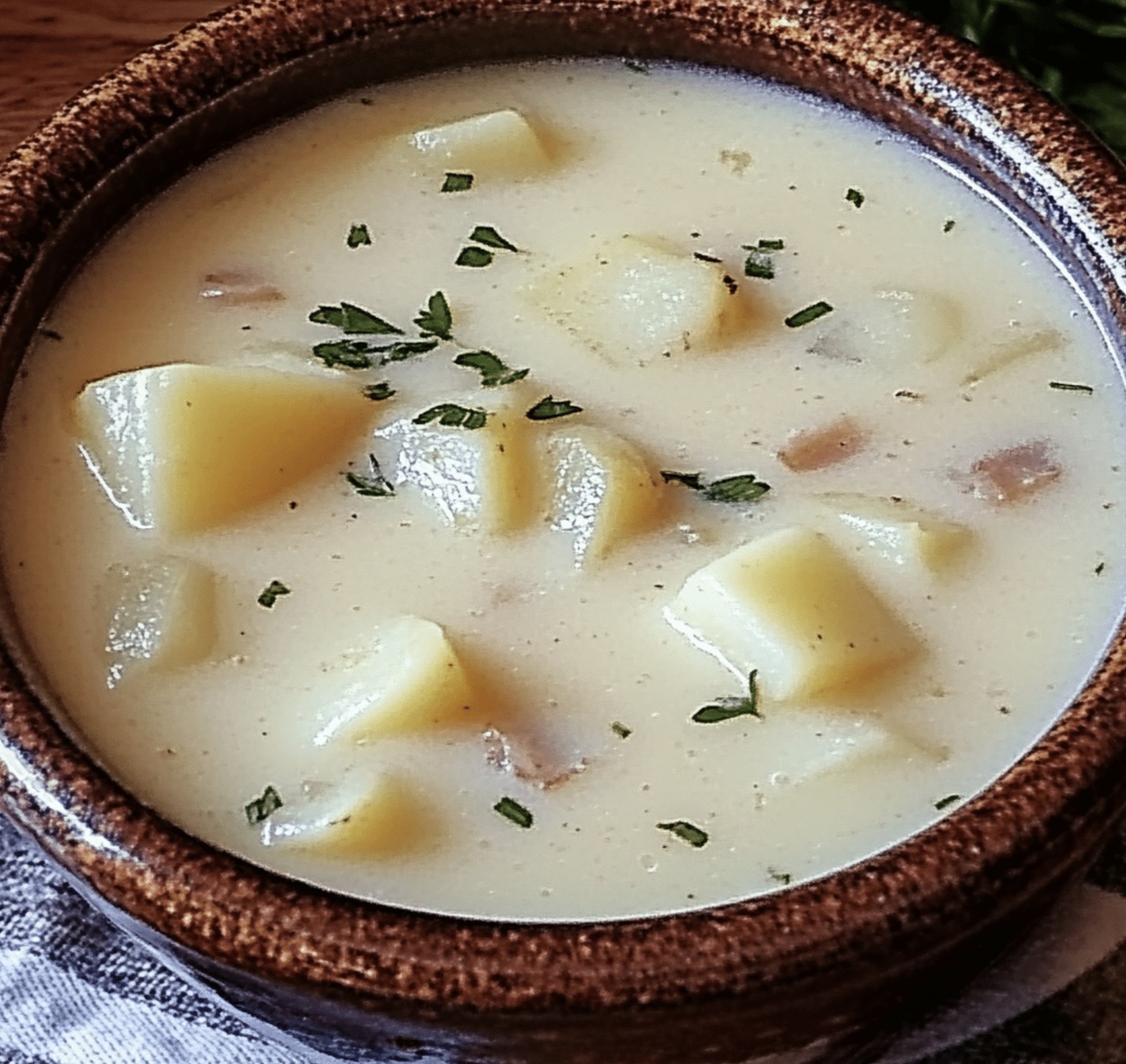 Grandmas Homemade Potato Soup Recipe