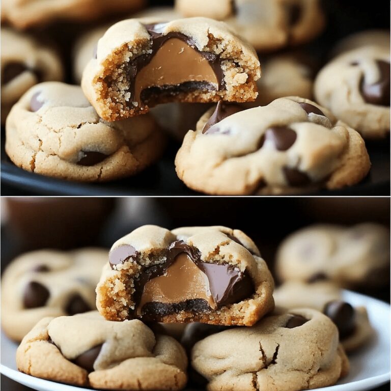 Reeses Cup Stuffed Peanut Butter Blossom Cookies Recipe