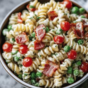 Bacon Ranch Pasta Salad Recipe