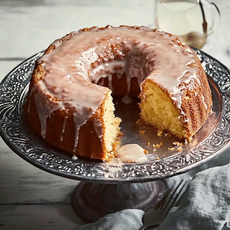 Glazed Buttermilk Donut Cake Recipe