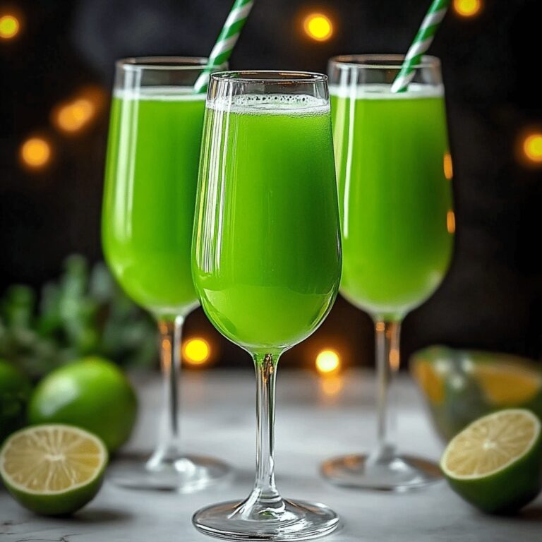 Green Grinch Mimosa Recipe