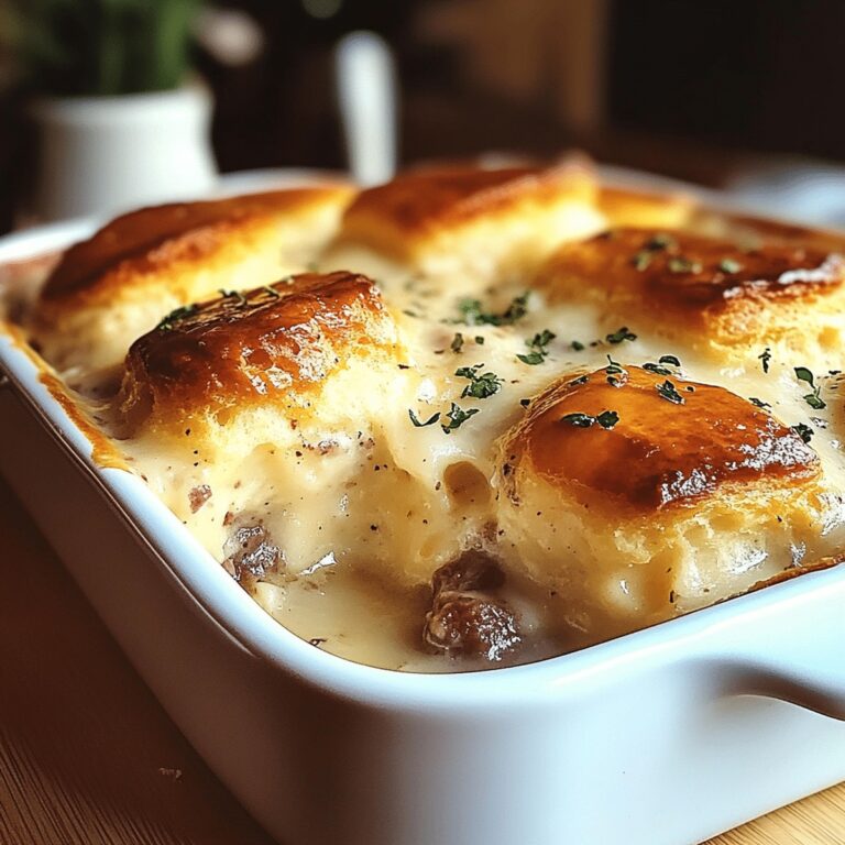 Biscuits & Gravy Casserole Recipe