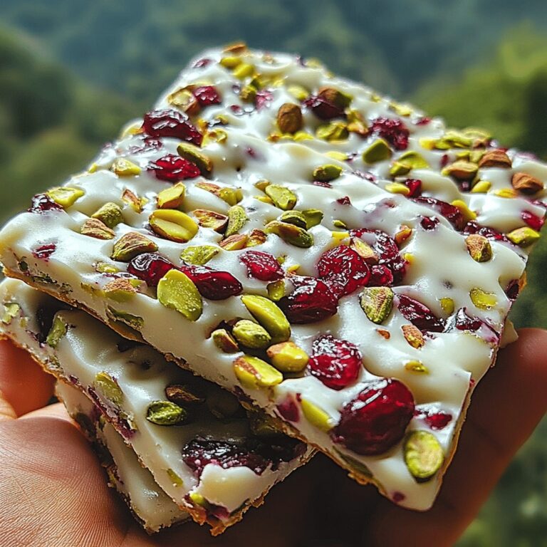 Pistachio Cranberry Bark Recipe
