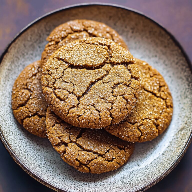 Vegan Almond Flour Ginger Molasses Cookies Recipe