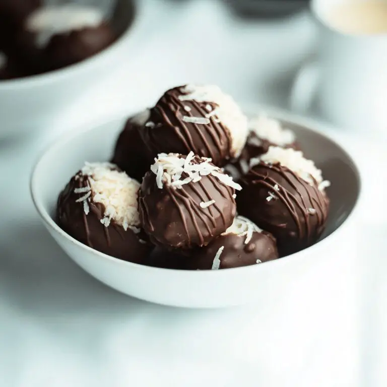 Delectable Chocolate Coconut Balls Recipe