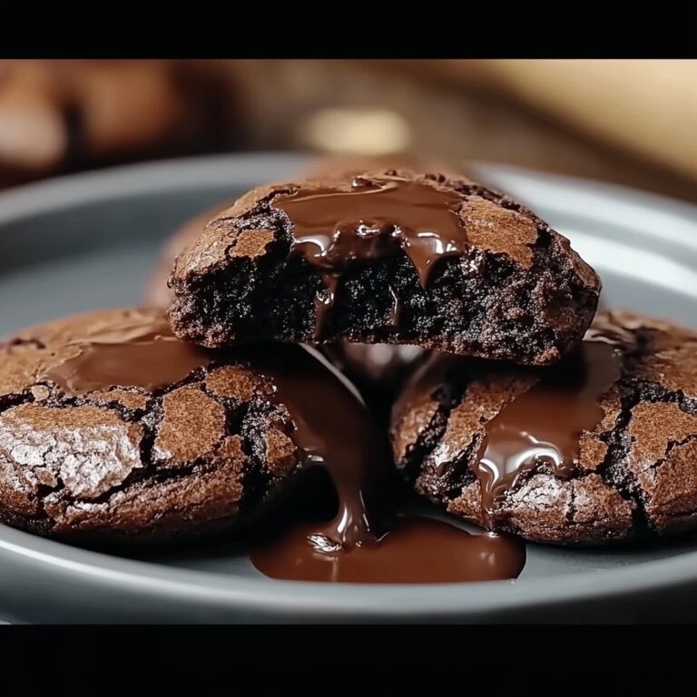 Molten Chocolate Lava Brownie Cookies Recipe