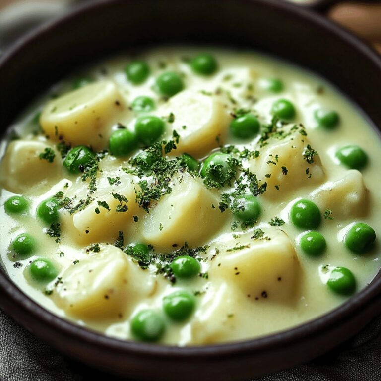 Creamed Peas And Potatoes Recipe