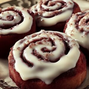 Red Velvet Cinnamon Rolls Recipe