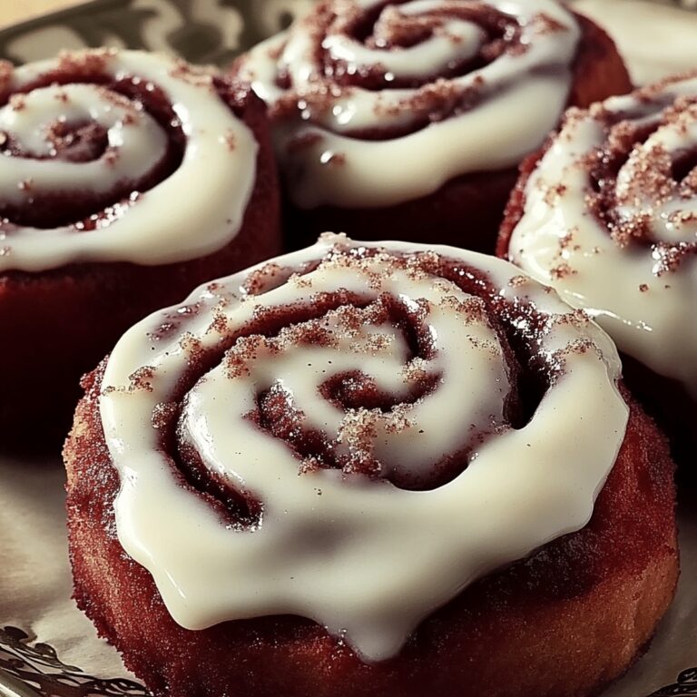 Red Velvet Cinnamon Rolls Recipe