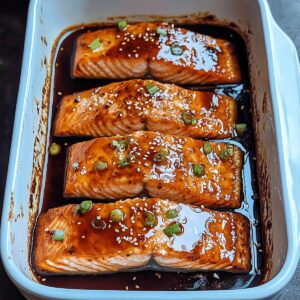 Succulent Baked Teriyaki Salmon Recipe