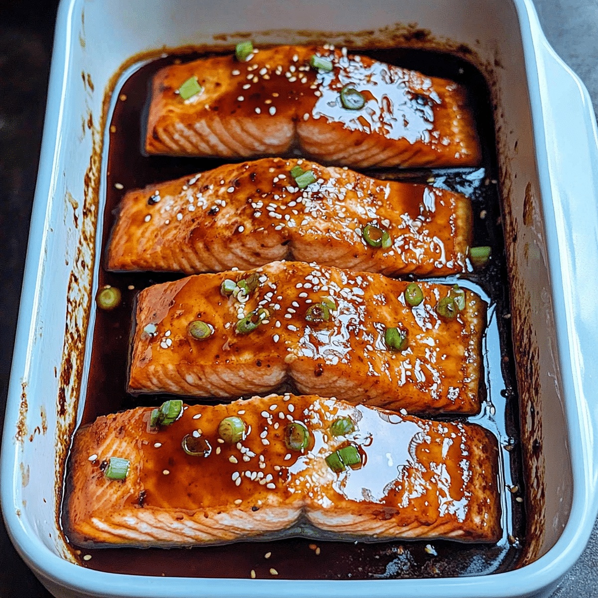 Succulent Baked Teriyaki Salmon Recipe