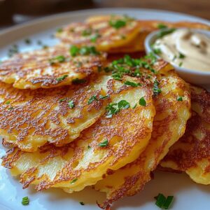 Buttery German Potato Pancakes Recipe