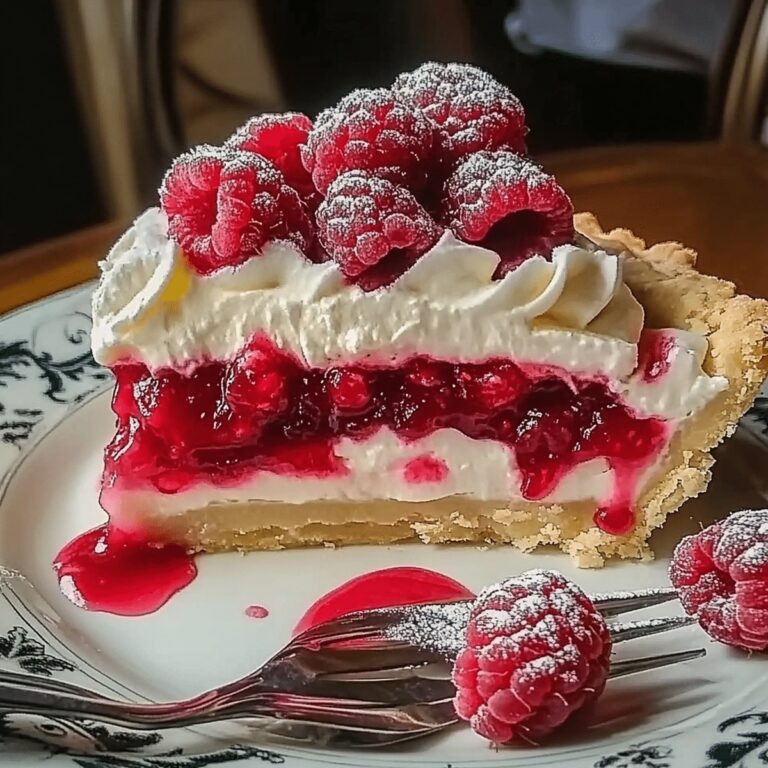 Vibrant Lemon Raspberry Layered Pie Recipe