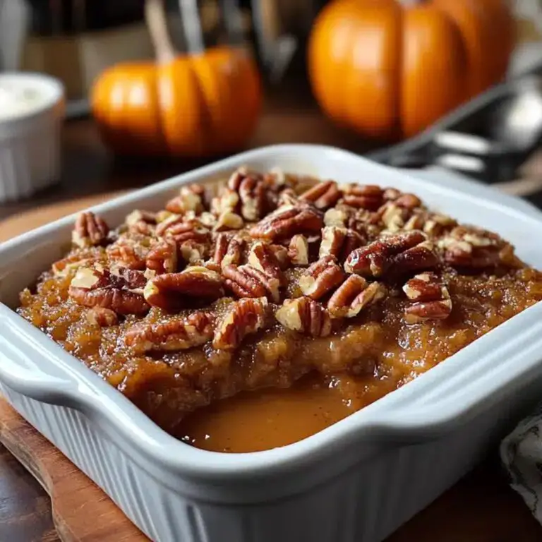 Rustic Pumpkin Pecan Cobbler Recipe
