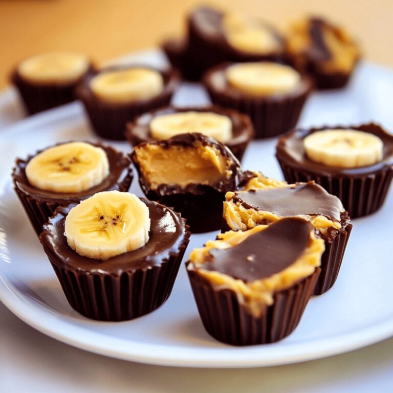 Smooth Peanut Butter Banana Cups Recipe