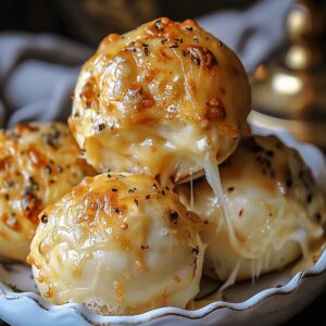 Homemade Garlic Butter Cheese Bombs Recipe