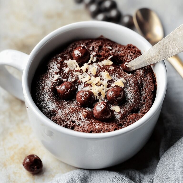 Fluffy Protein Mug Cake Recipe