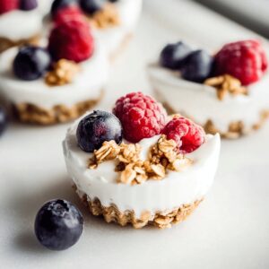 Crunchy Frozen Yogurt Granola Cups Recipe