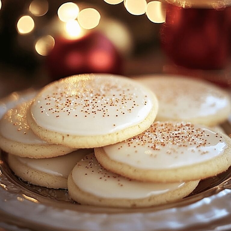 Melt-In-Your-Mouth Eggnog Sugar Cookies Recipe