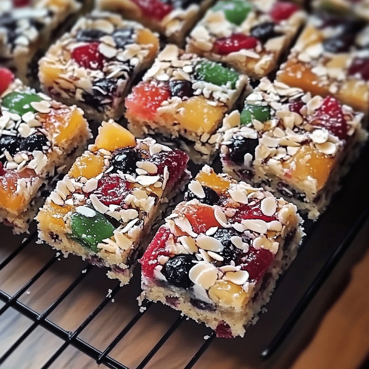 Fruit Cake 7-Layer Bars Recipe