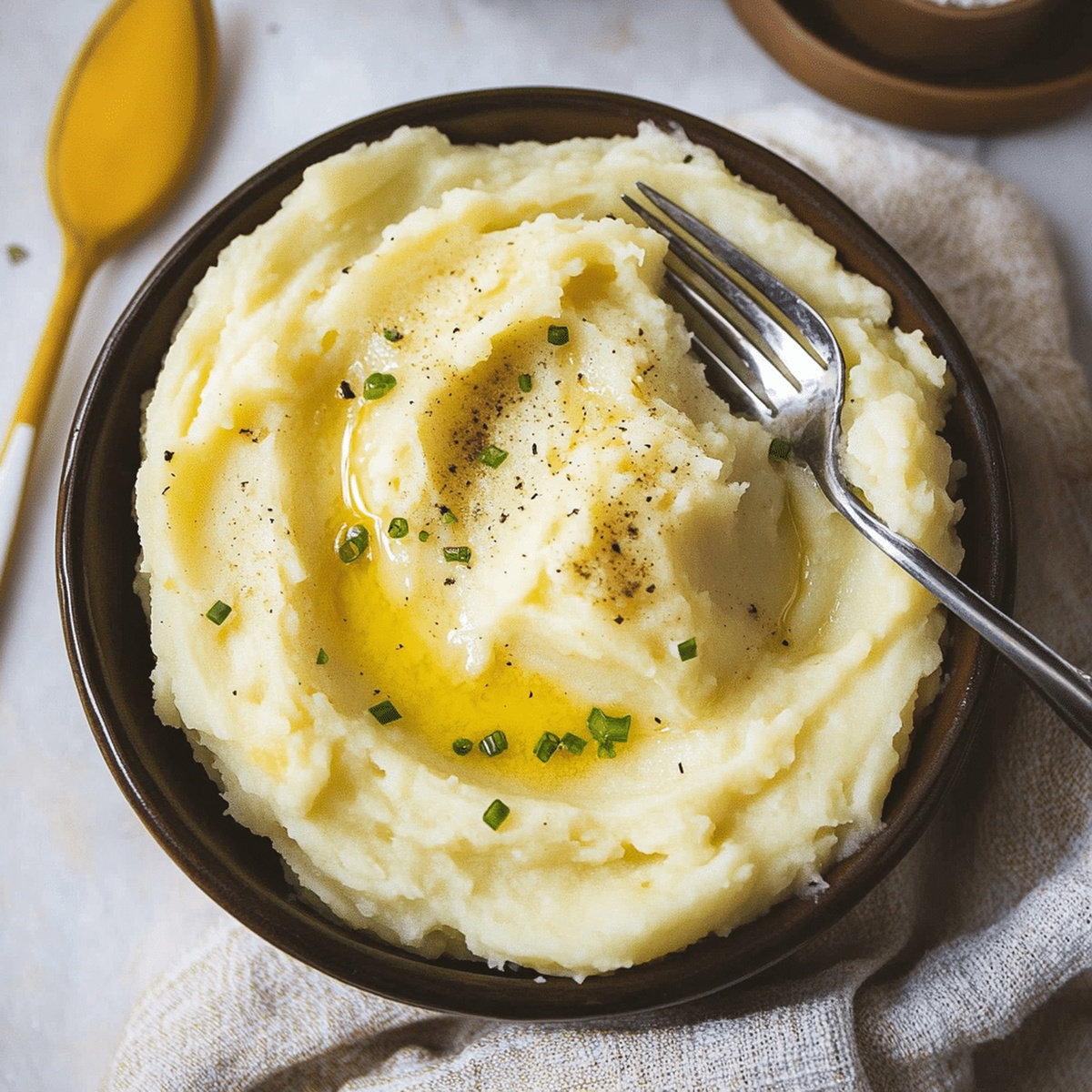 Fluffy Mashed Potatoes Recipe