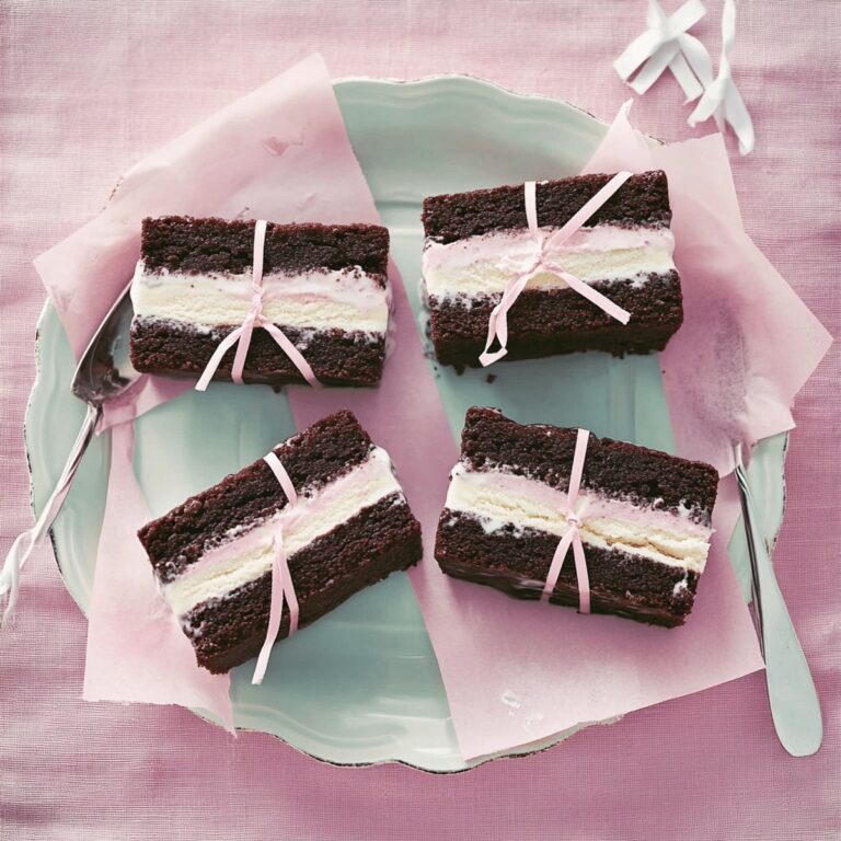 Gooey Brownie Ice Cream Sandwiches Recipe
