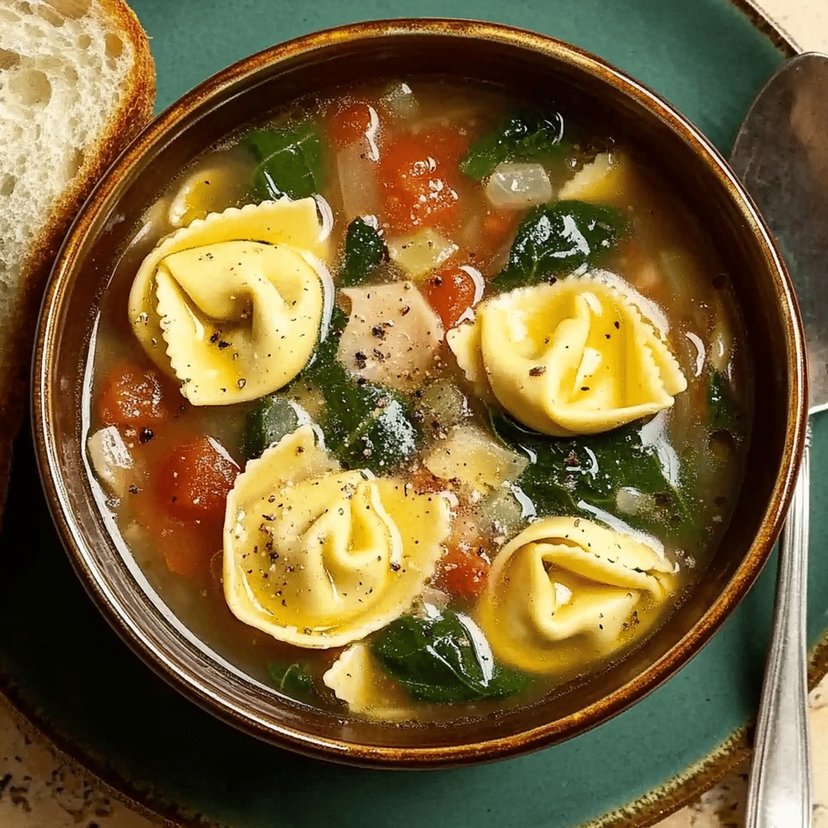 Spinach Tortellini Soup Recipe