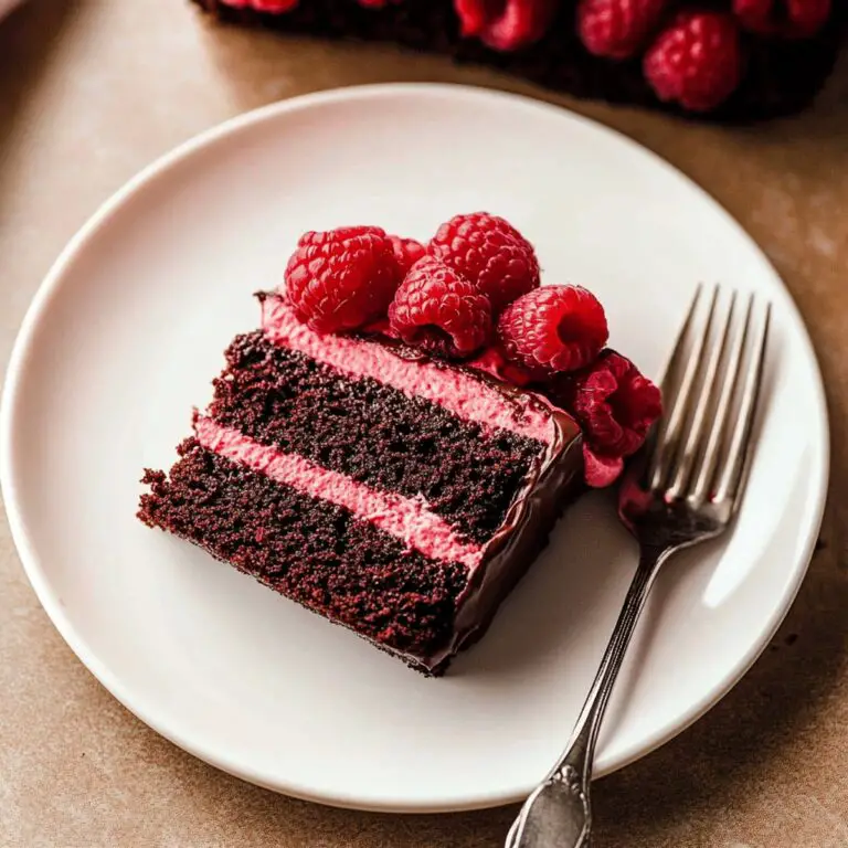 Decadent Chocolate Raspberry Cake Recipe