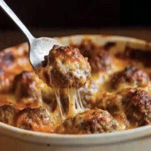 Meatball Casserole Parmesan Recipe