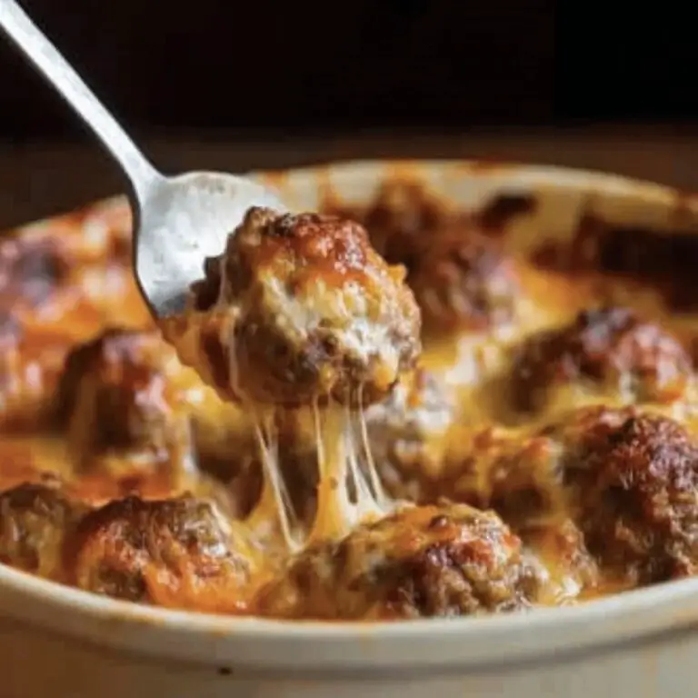 Meatball Casserole Parmesan Recipe