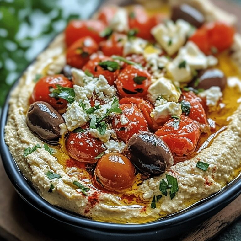 Greek-Style Loaded Hummus Recipe