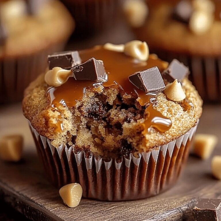 Salted Caramel Chocolate Chunk Muffins Recipe