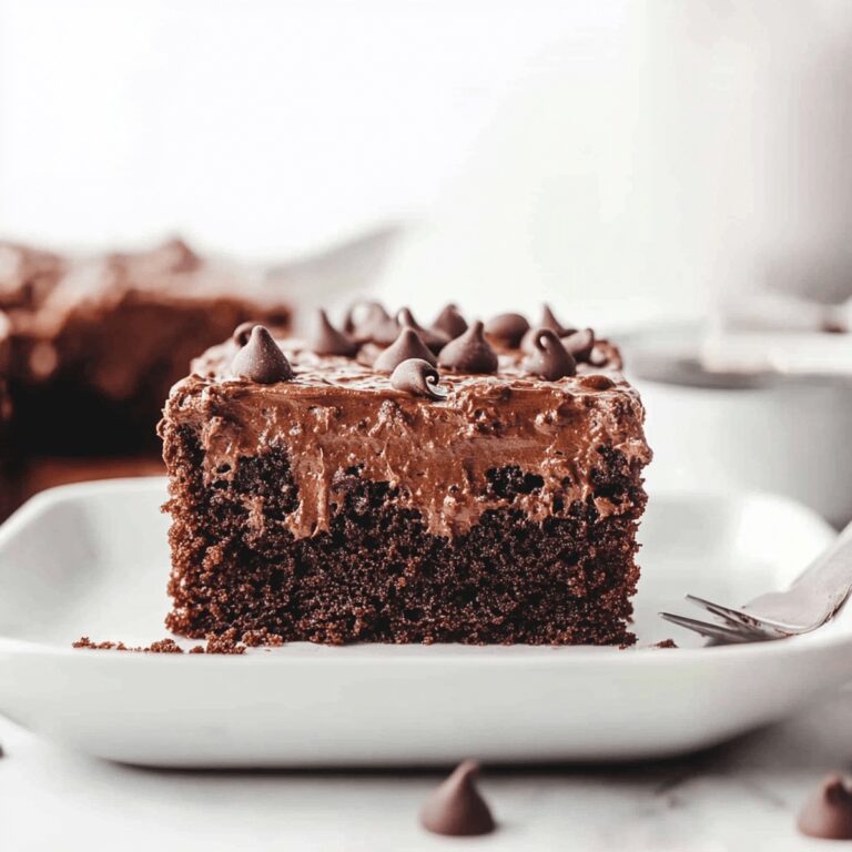 Luscious Chocolate Poke Cake Recipe