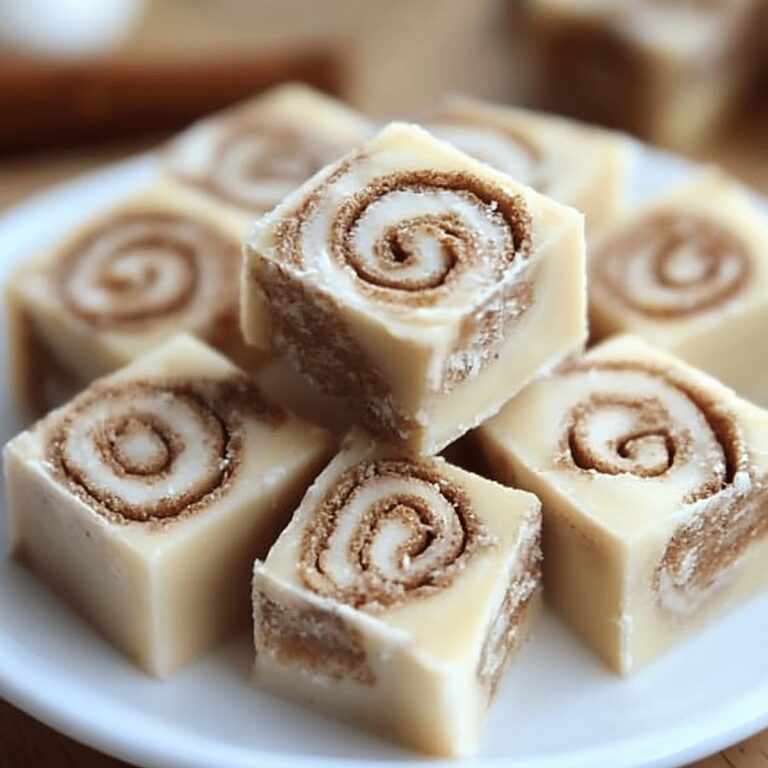 Cinnamon Roll Fudge Recipe
