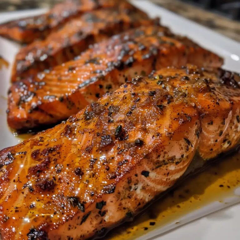 Spicy Cajun Honey Butter Salmon Recipe