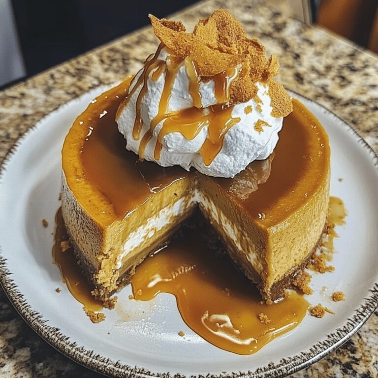 Pumpkin Caramel Cheesecake Recipe Creamy & Delicious Dessert Recipe