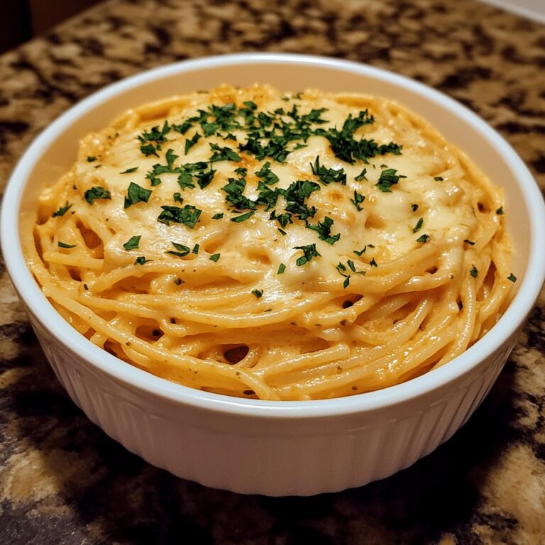Cheesy Garlic Parmesan Spaghetti With Cream Cheese Recipe