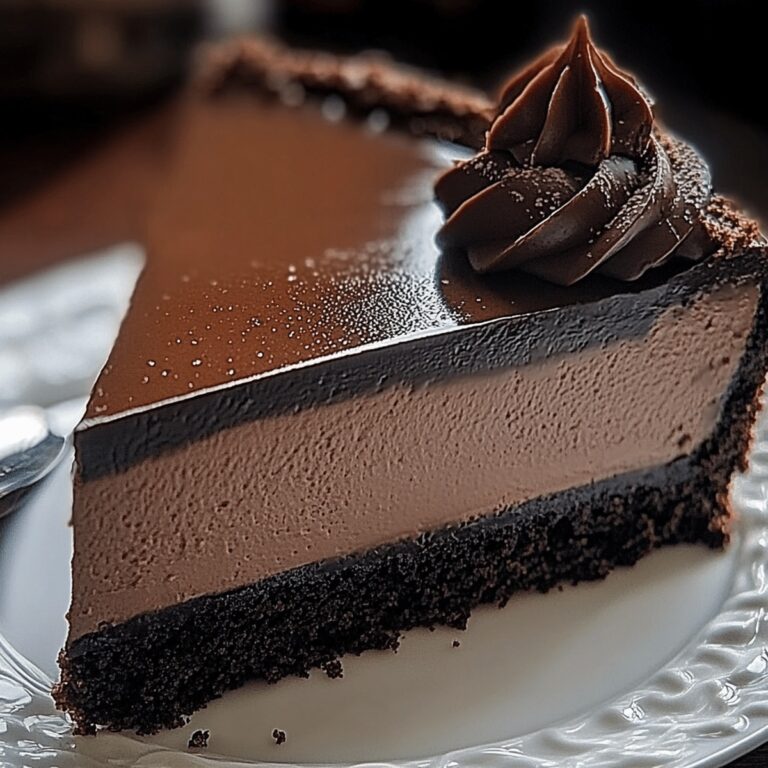 Brownie Crust Chocolate Cheesecake Recipe