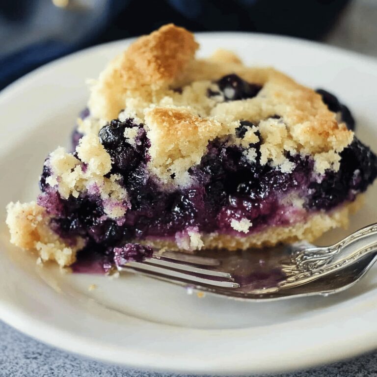 Rustic Texas-Style Blueberry Cobbler Recipe