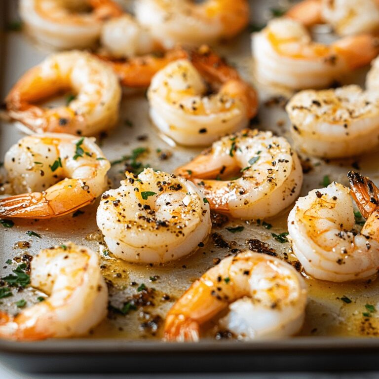 Crispy Garlic Parmesan Roasted Shrimp Recipe